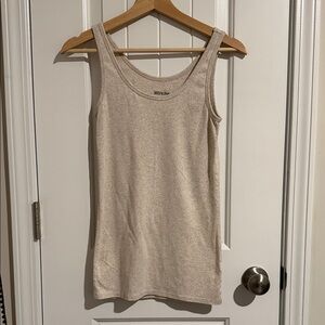 Merona Neutral Beige Scoop Neck Tank Top